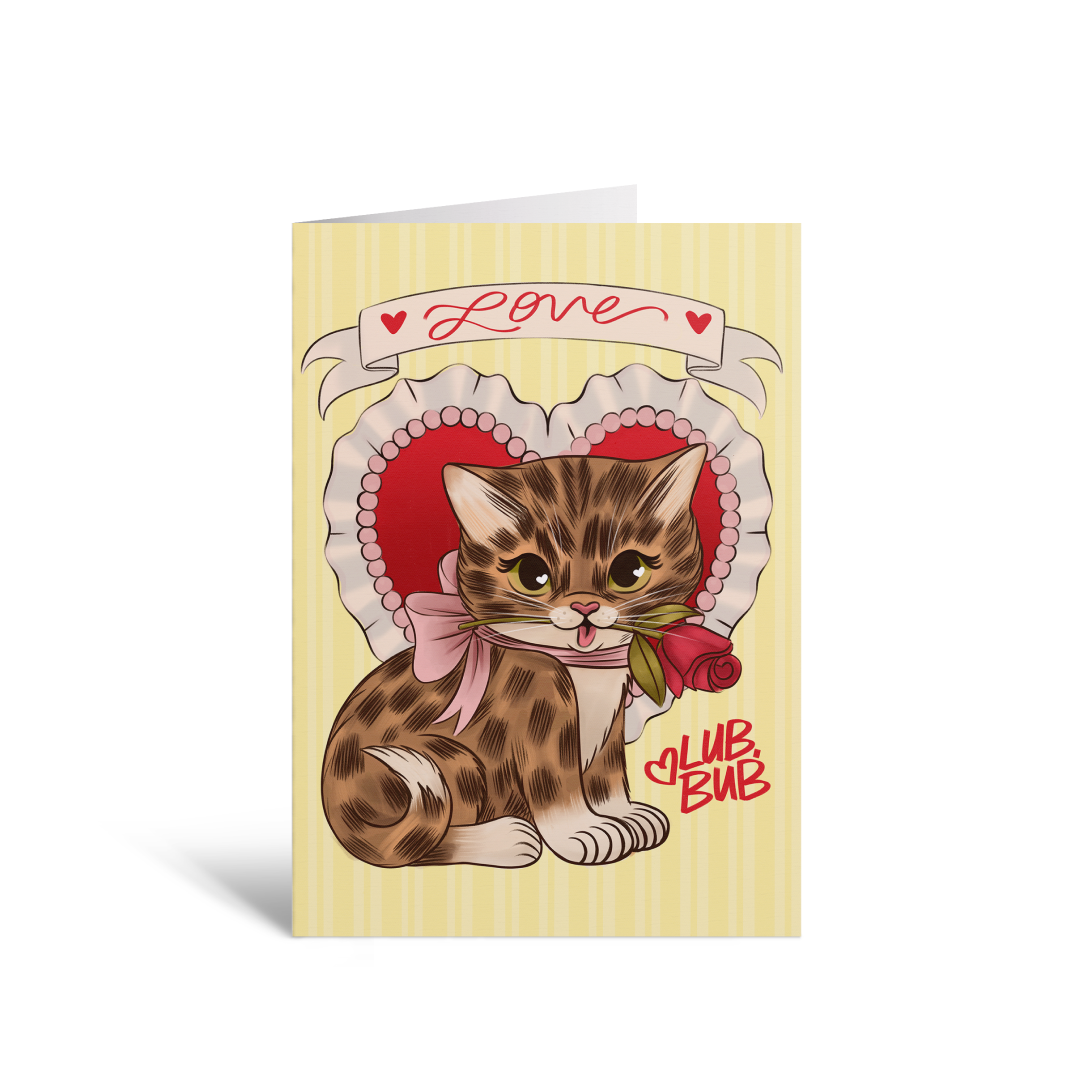 Lil BUB's Big LOVE - Greeting Card