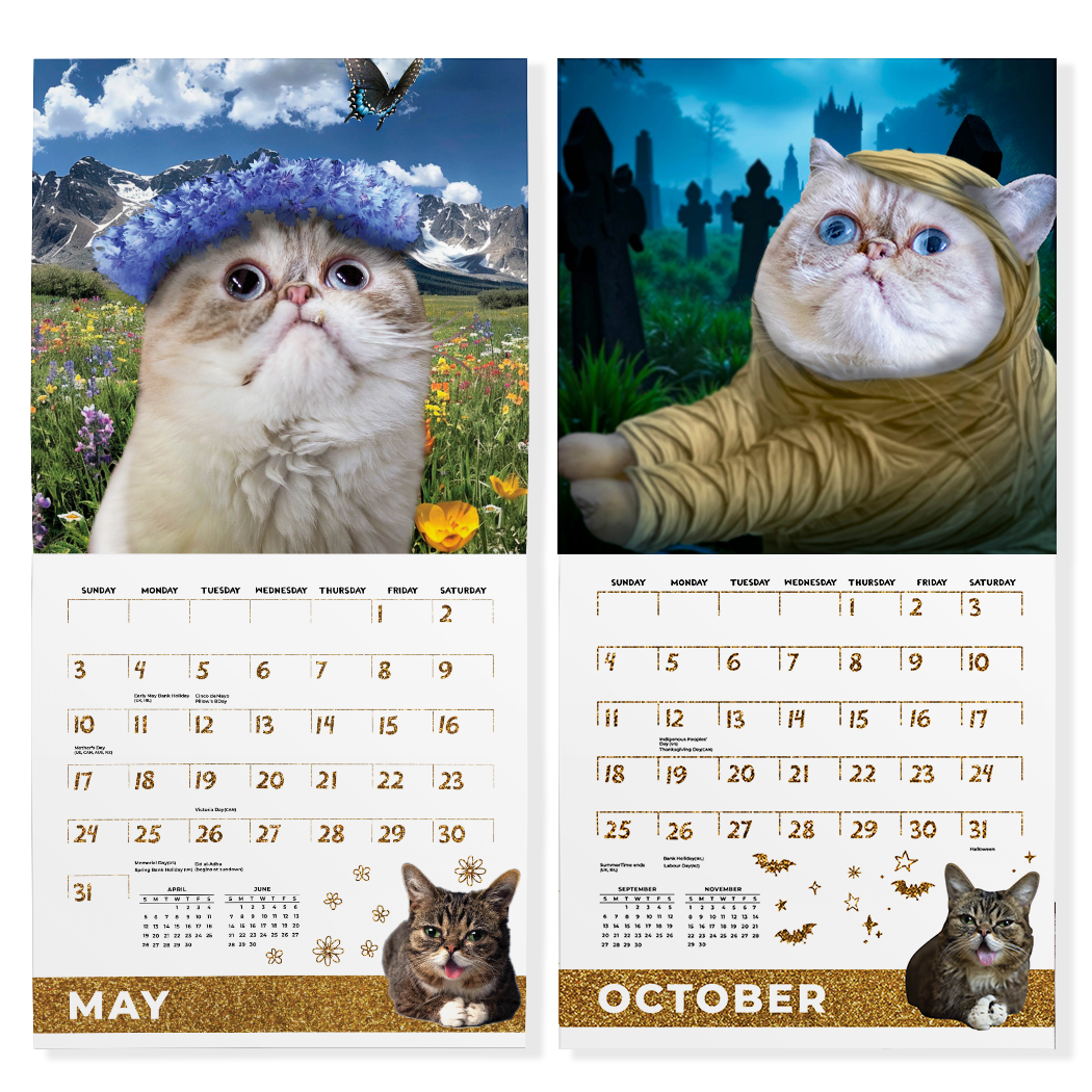 2026 "Twelve Months of Mr Marbles" Wall Calendar Pre-Order