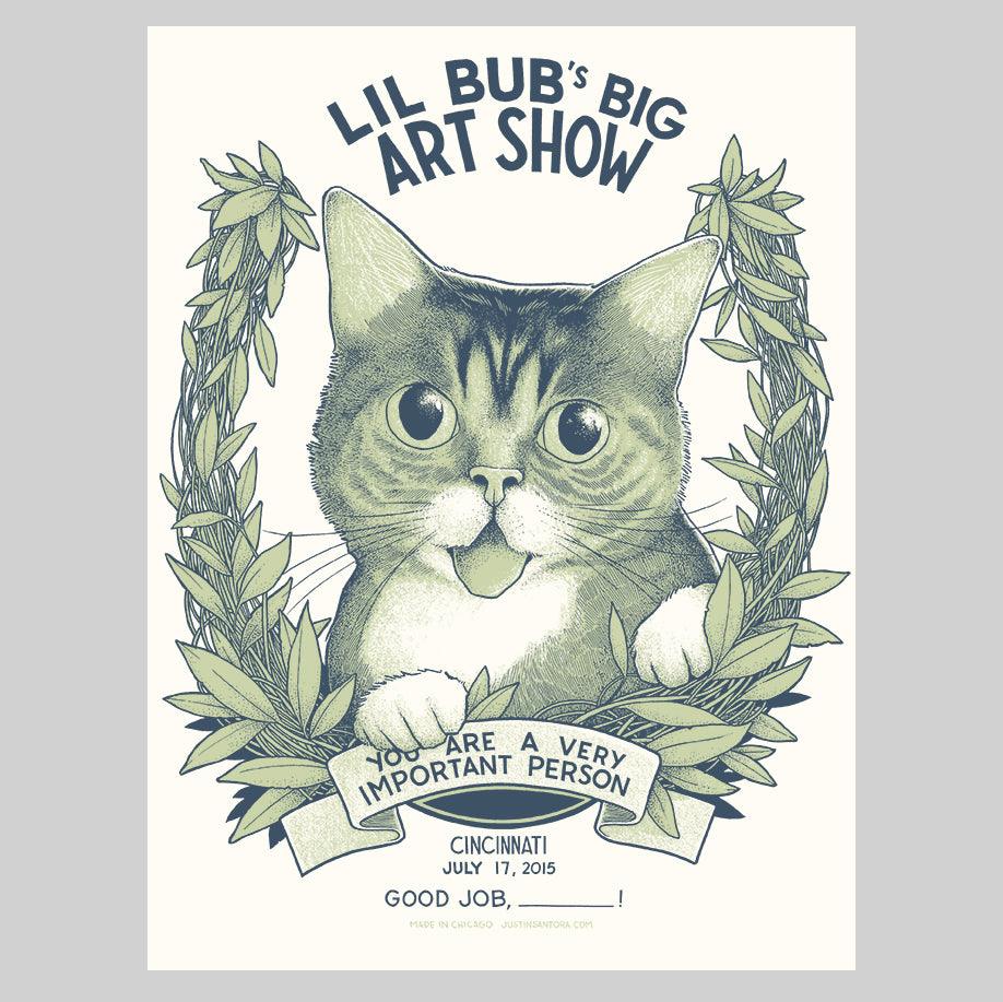 Limited Edition Art Print - "Lil BUB's Big ART Show" - Cincinnati, OH, 2015