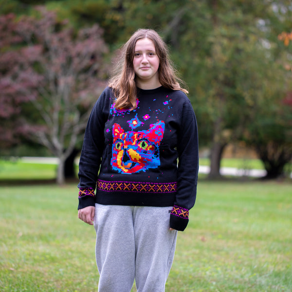 Knit Sweater - 2021 Space BUB - Electric Rainbow