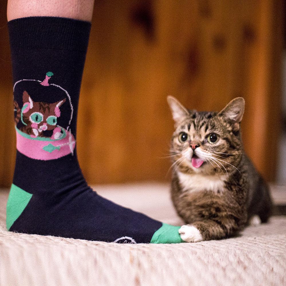 Lil BUB Spaceship Socks