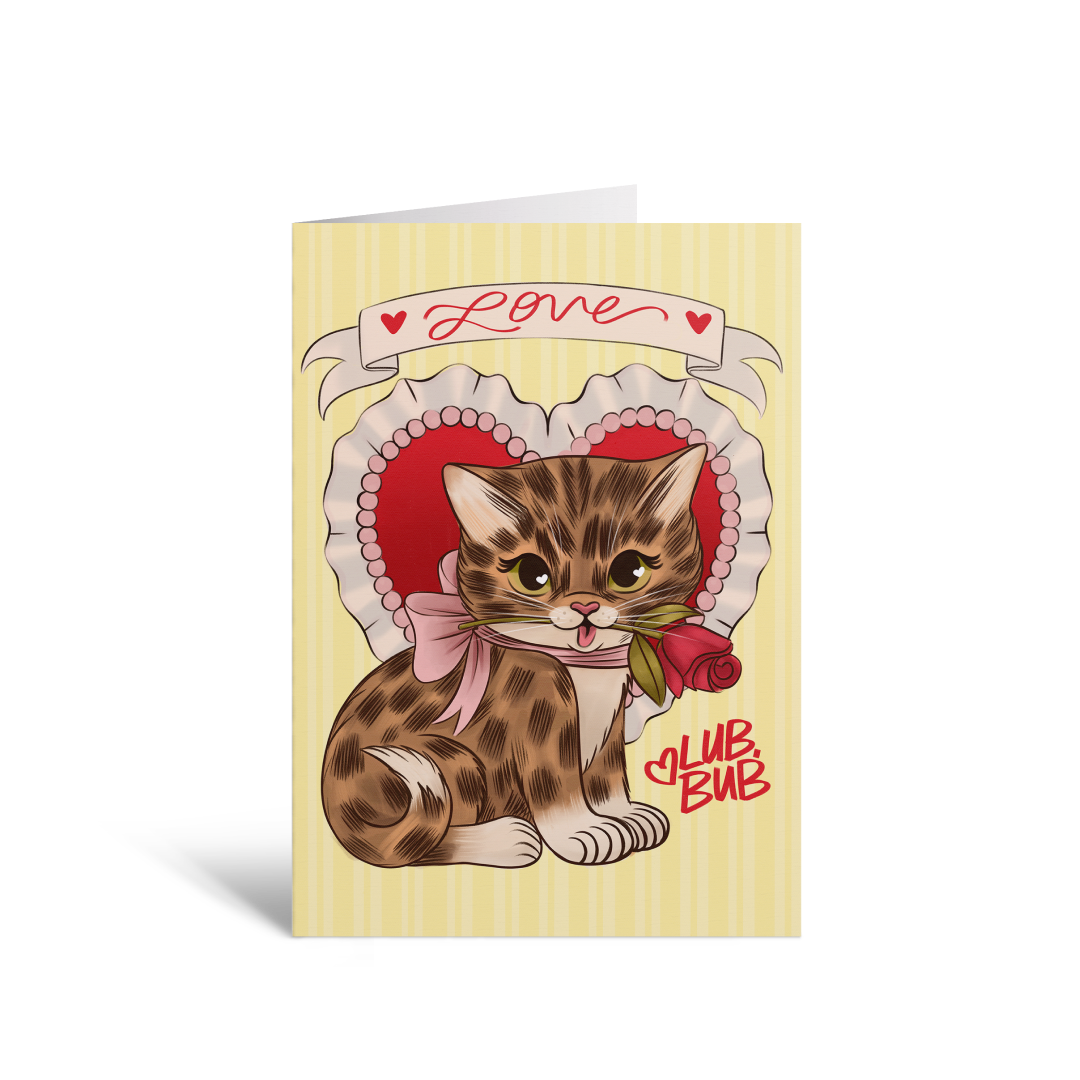 Lil BUB's Big LOVE - Greeting Card