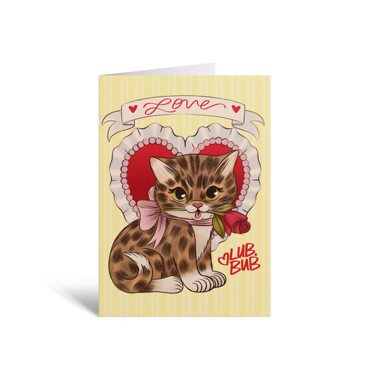Lil BUB's Big LOVE - Greeting Card