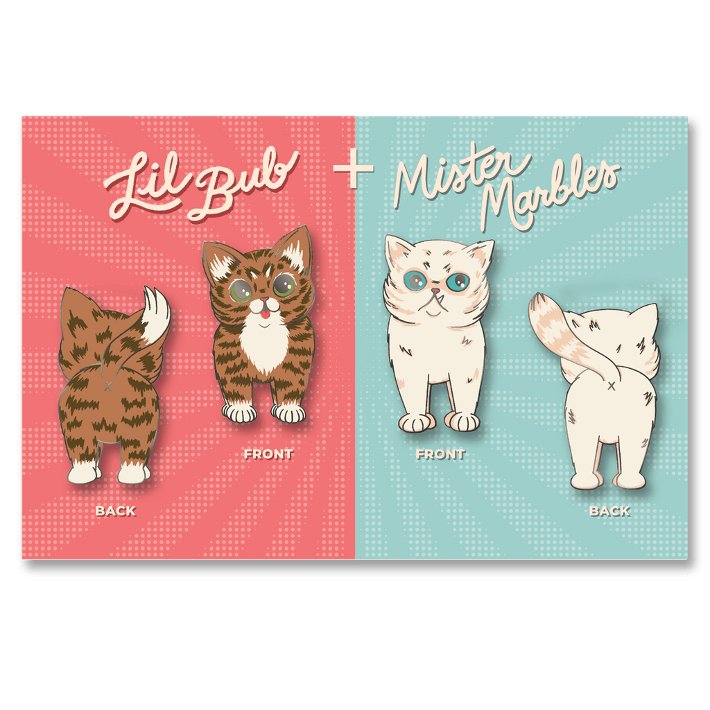 2023 Limited Edition Numbered Enamel Pin Set: BUB+Marbles/Heads+Bottoms