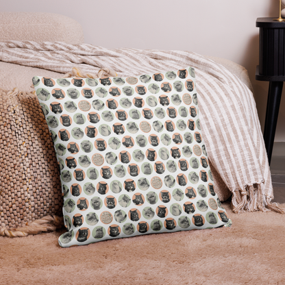 BUB + Marbles Pitter Pattern - Premium Pillow
