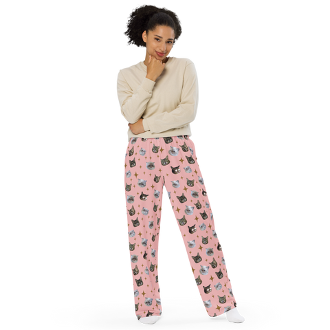 Pajama/Leisure Pants - BUB + Marbles Sparkle - Pink
