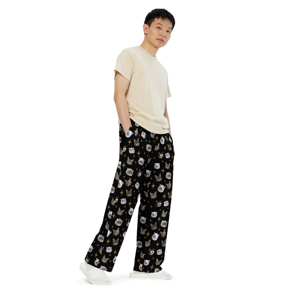 Pajama/Leisure Pants - BUB + Marbles Sparkle - Black (POD)