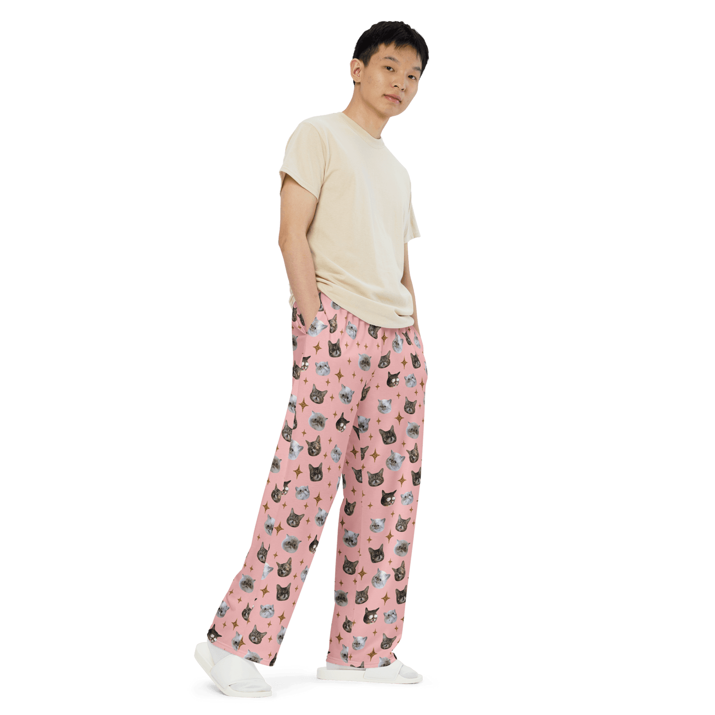 Pajama/Leisure Pants - BUB + Marbles Sparkle - Pink