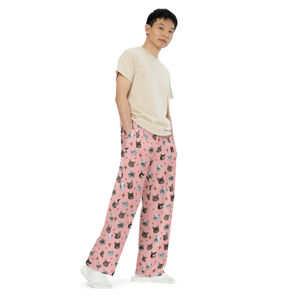 Pajama/Leisure Pants - BUB + Marbles Sparkle - Pink