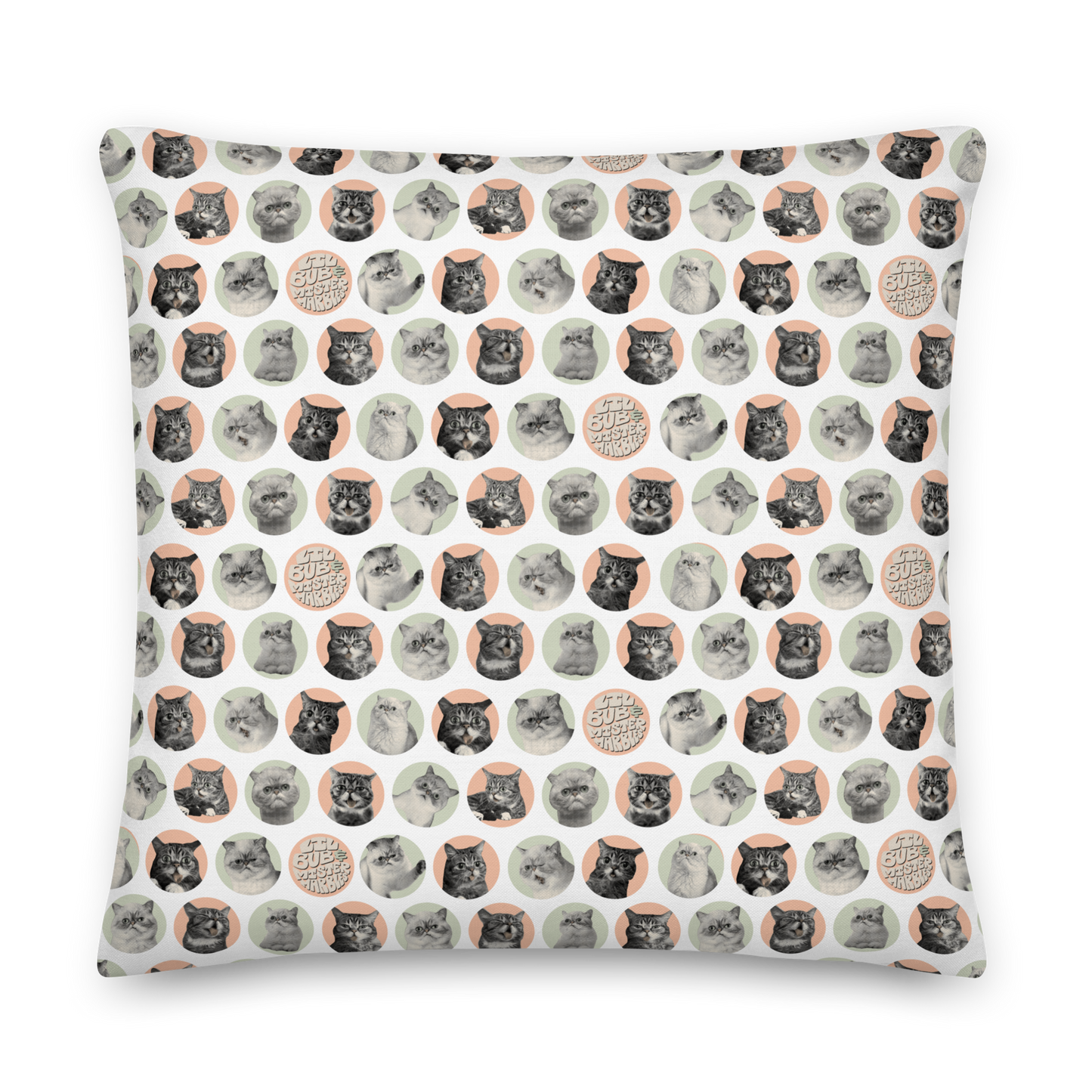 BUB + Marbles Pitter Pattern - Premium Pillow