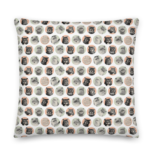 BUB + Marbles Pitter Pattern - Premium Pillow
