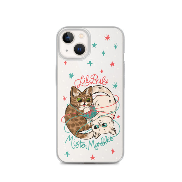 Lil BUB + Mister Marbles - Yin-Yarng - Clear Case (iPhone)