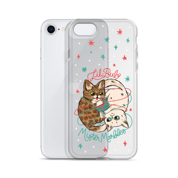 Lil BUB + Mister Marbles - Yin-Yarng - Clear Case (iPhone)