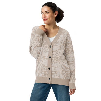 BUB + Marbles – Signature Beige Knit Cardigan