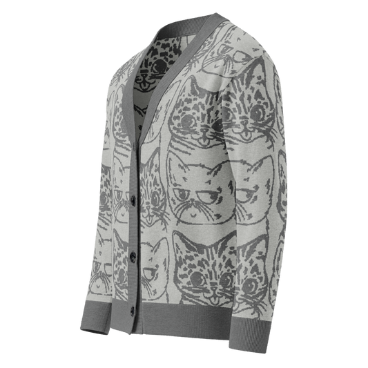 BUB + Marbles – Signature Grey Knit Cardigan