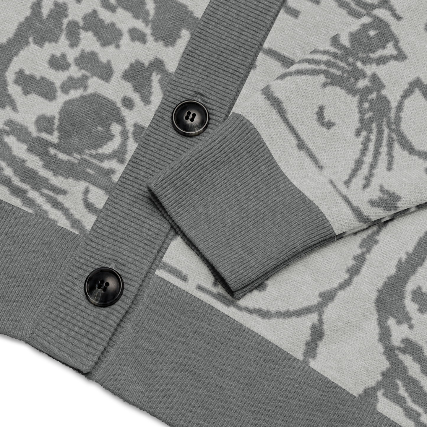 BUB + Marbles – Signature Grey Knit Cardigan