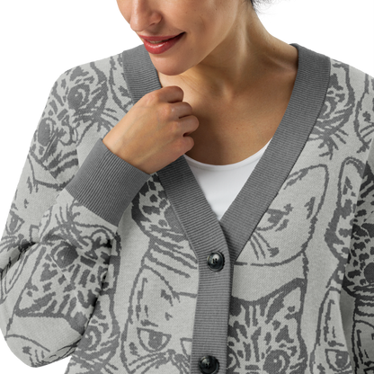 BUB + Marbles – Signature Grey Knit Cardigan