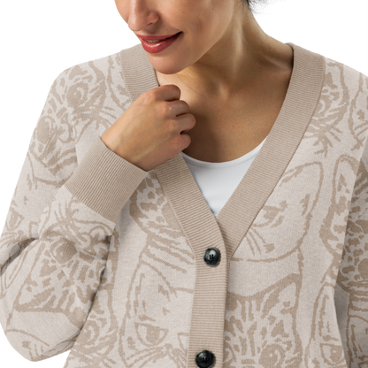 BUB + Marbles – Signature Beige Knit Cardigan