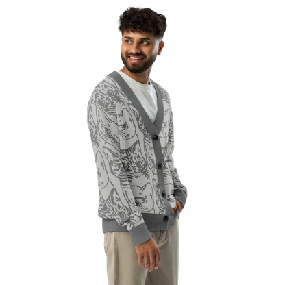 BUB + Marbles – Signature Grey Knit Cardigan