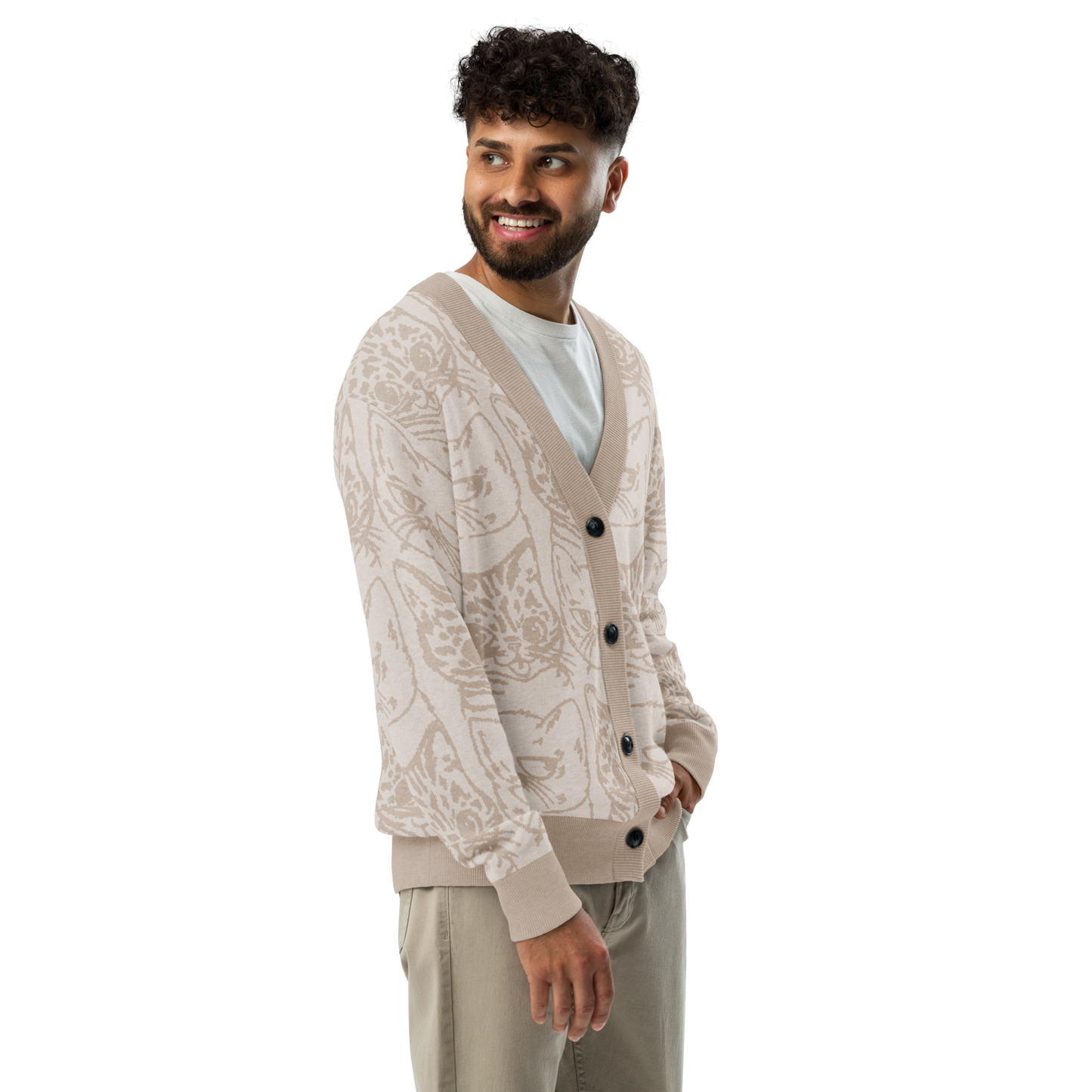 BUB + Marbles – Signature Beige Knit Cardigan