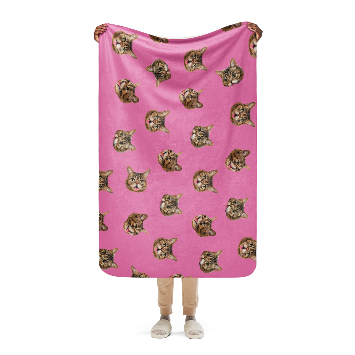 Sherpa Blanket - Pink BUBheads