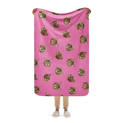 Sherpa Blanket - Pink BUBheads