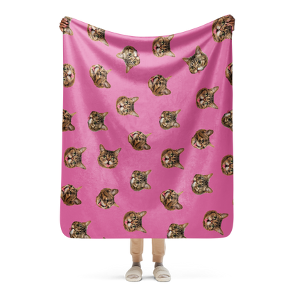 Sherpa Blanket - Pink BUBheads