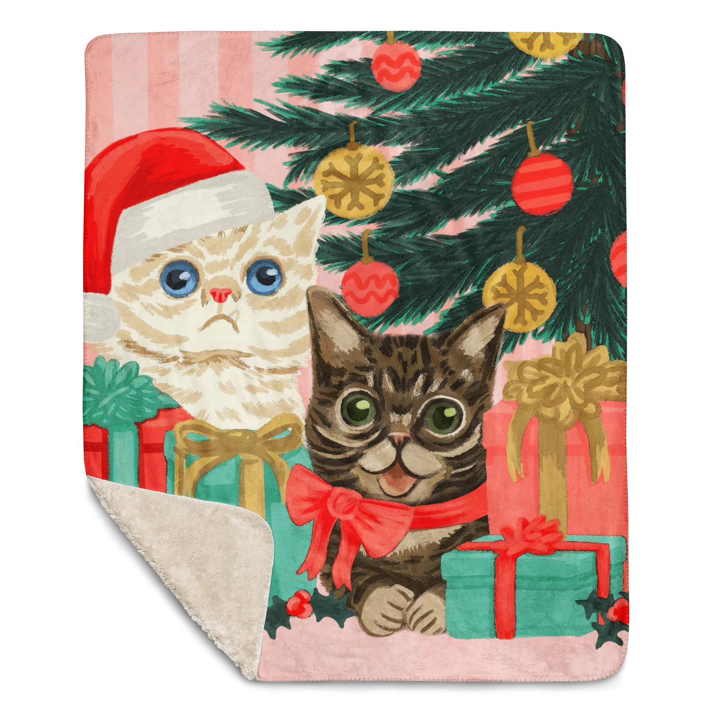 What We Really Want For Christmas - Sherpa Blanket