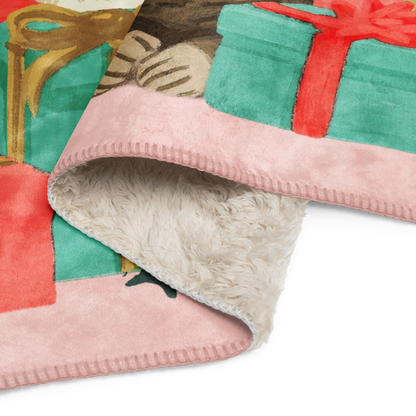 What We Really Want For Christmas - Sherpa Blanket