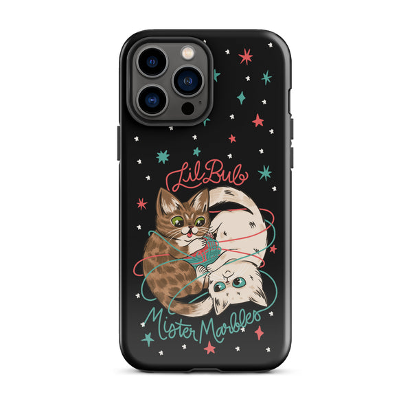 Lil BUB + Mister Marbles - Yin-Yarng - Heavy Duty Case (iPhone)
