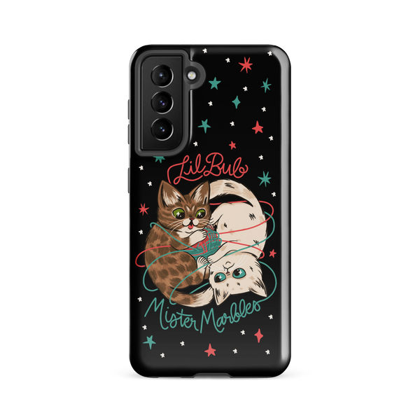 Lil BUB + Mister Marbles - Yin-Yarng - Heavy Duty Case (Samsung)