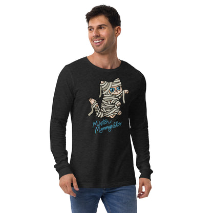 Unisex Long Sleeve Shirt - Mister Mummyrbles - Black or Red