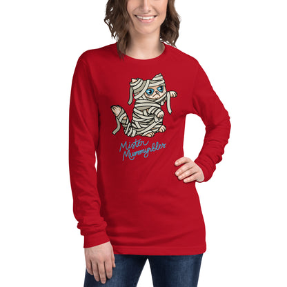 Unisex Long Sleeve Shirt - Mister Mummyrbles - Black or Red