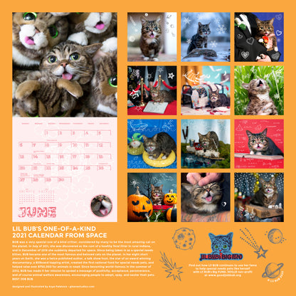 2021 BUB Wall Calendar + Sticker Sheet