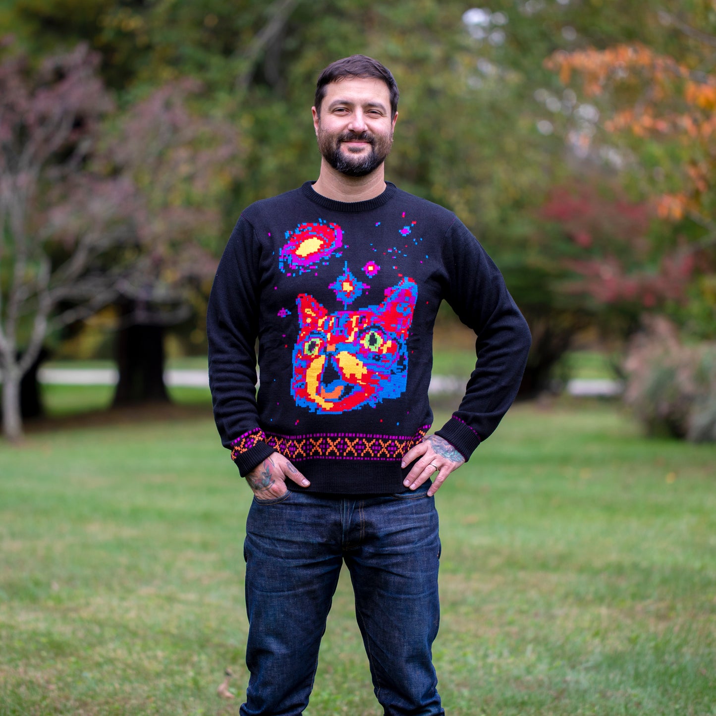 Knit Sweater - 2021 Space BUB - Electric Rainbow