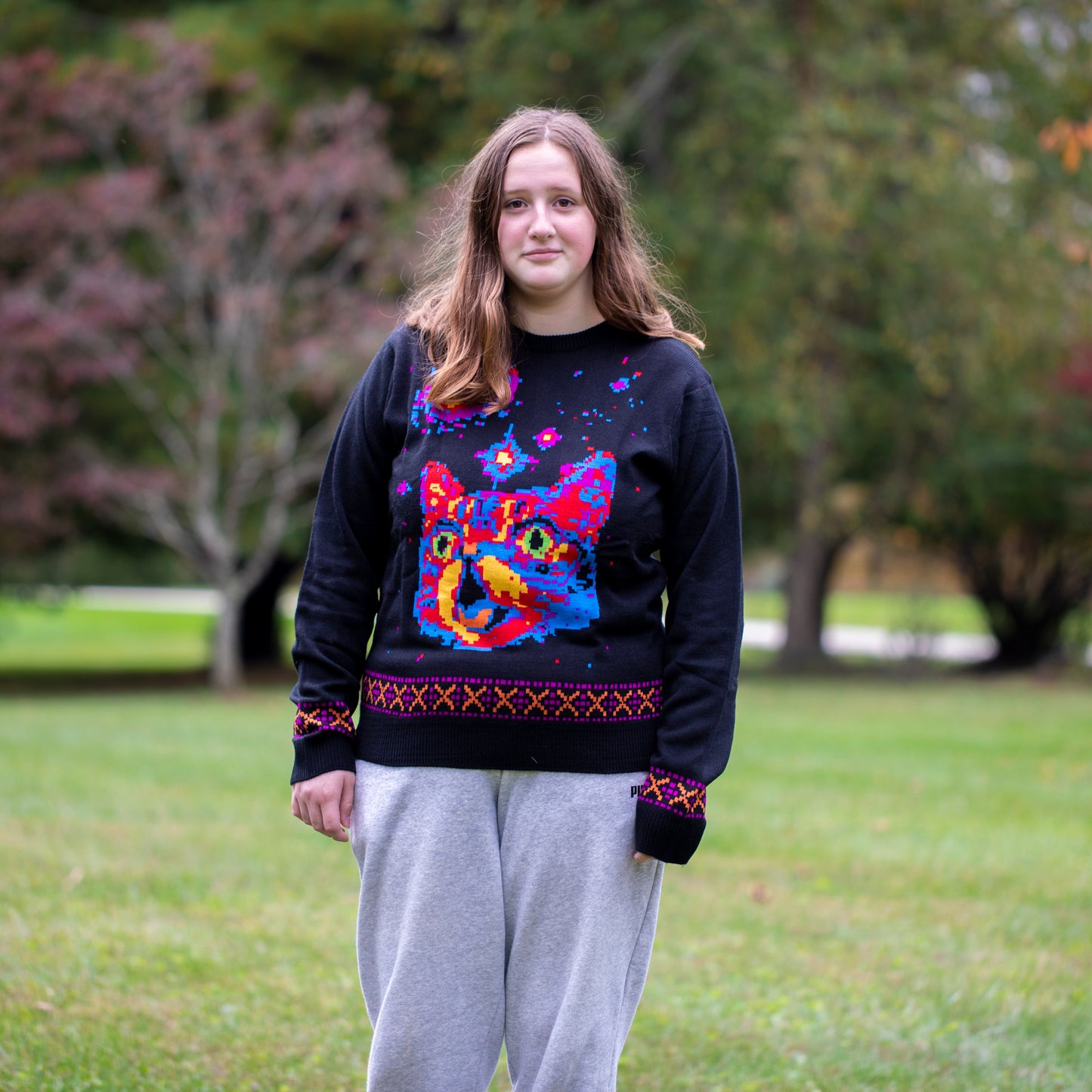 Knit Sweater - 2021 Space BUB - Electric Rainbow