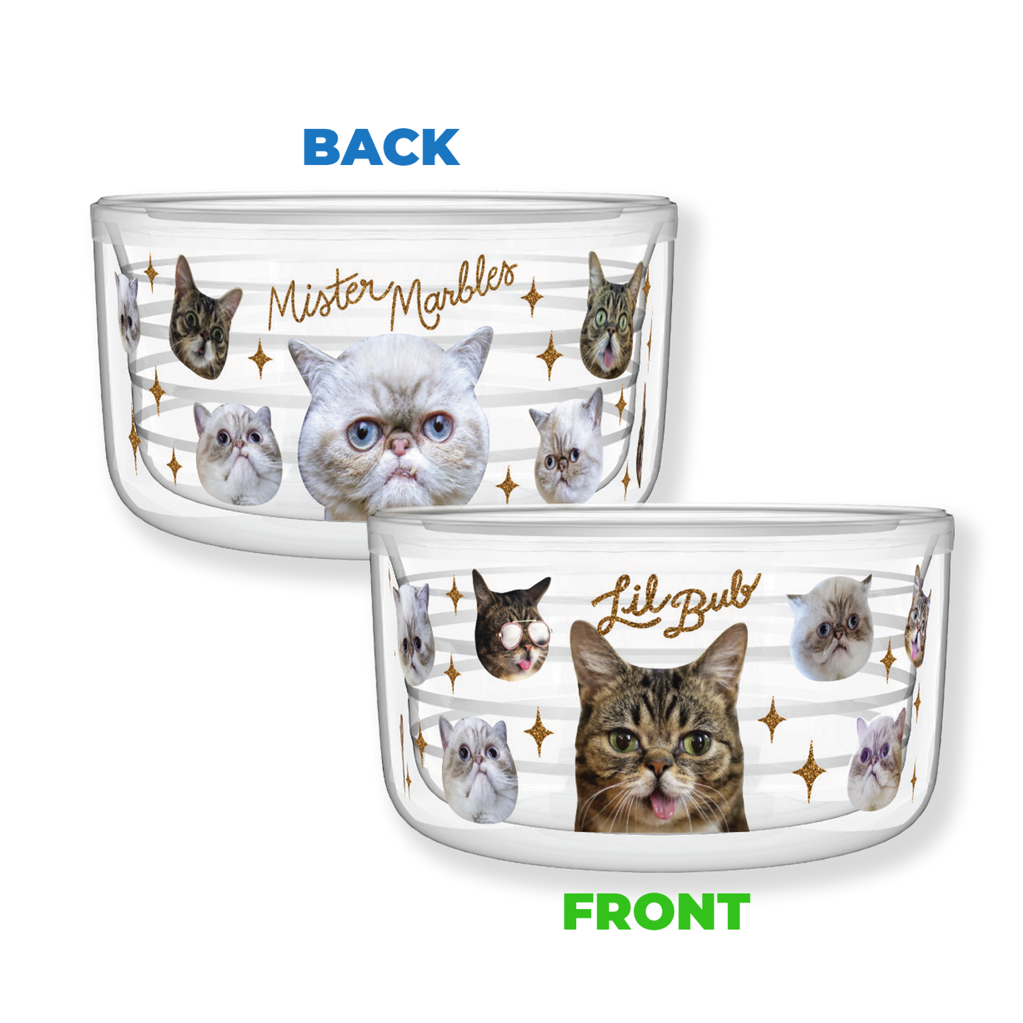 22 Oz Travel Bowl - Lil BUB + Mister Marbles