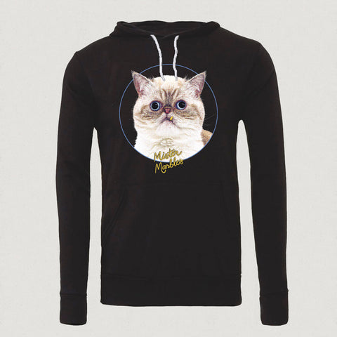 Pullover Hoodie - Mister Marbles Goldentooth - Black