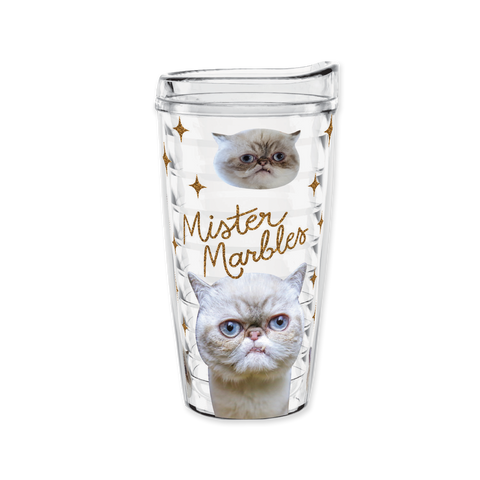 16 Oz Travel Tumbler - The Magnificent Mister Marbles