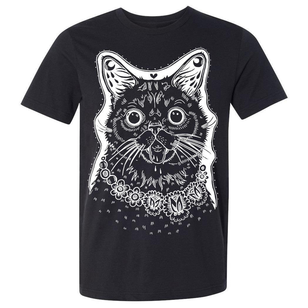 Lil BUB T-Shirt Woodcut Black