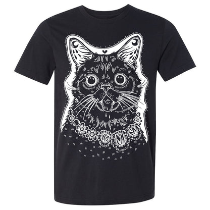 Lil BUB T-Shirt Woodcut Black